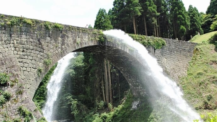 復活なる!通潤橋大放水