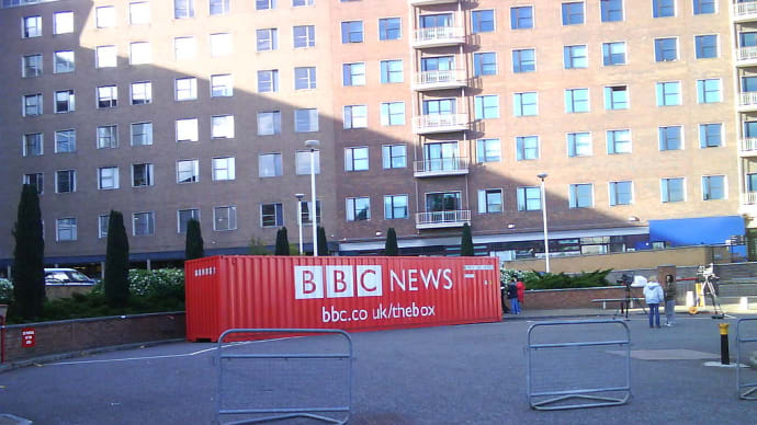 リーマンショック直前に始まったBBCの企画「The Box」を思い出す。リーマンショックとともに。