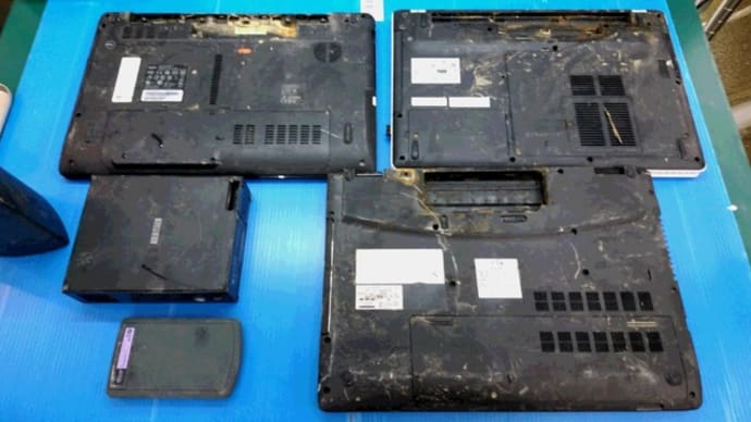 台風による高潮で海水と砂をかぶってしまったPCからデータ復旧(1)