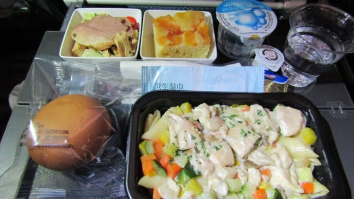 2025年1月 シンガポール航空機内食(上海ーシンガポール)