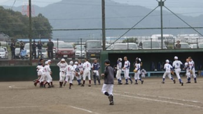 平成26年度 東筑摩塩尻中学校新人体育大会 軟式野球競技 Bブロック第一試合