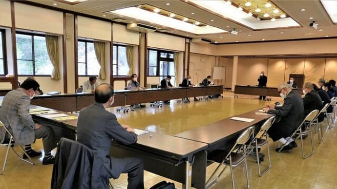 区長会議＆小立野ハナモモの風景