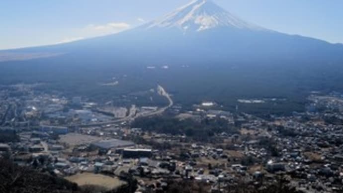 河口湖からの富士山     2019.1.3