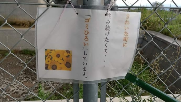 ~きれいな町に住み続けたくて…ごみ拾いをしています~