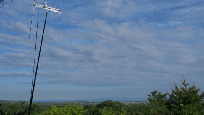 新緑の観音岳でQRV