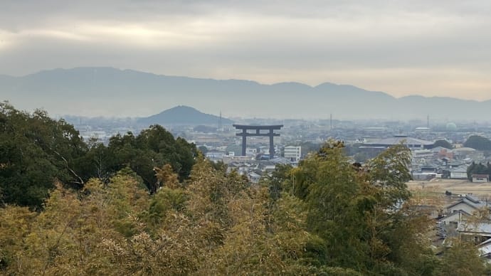 春霞の奈良を一望　綺麗でした