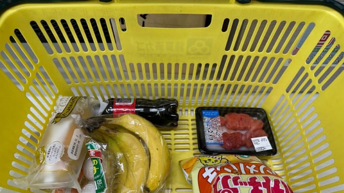 今日の夕食はいつものスーパーへ
