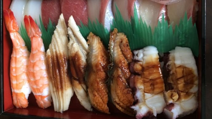 【東梅田】お初天神界隈で人気大衆寿司店☆今回は、持ち帰り用の折詰を頼みました（縄寿司）