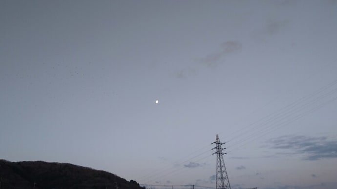 もうすぐ日の出の空