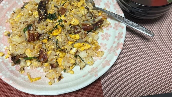 1666 うなチャー(鰻炒飯) 上善水如スパークリング