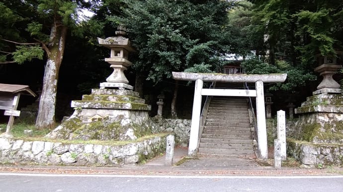 「太郎生国津神社」de 「十三重塔」(重文) と 御神木巨樹ケヤキ
