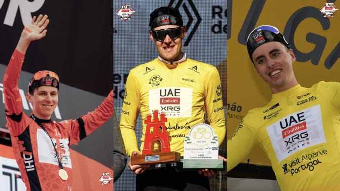 UAEが3枚のリーダージャージを獲得