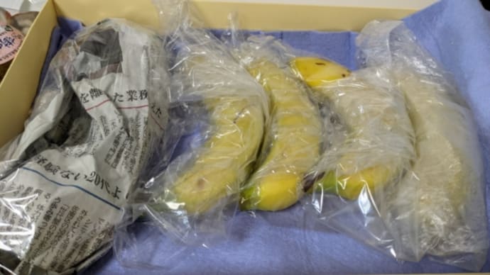 毎日のお弁当と夕食とバナナの保存法その後