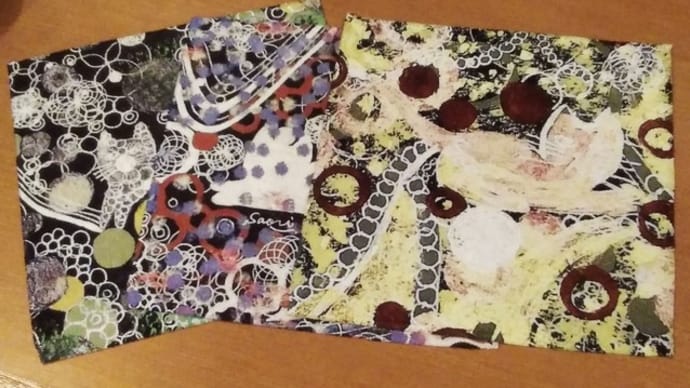色彩豊かなアートグッズを初めて作ってみました