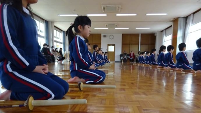 剣道参観(年長)