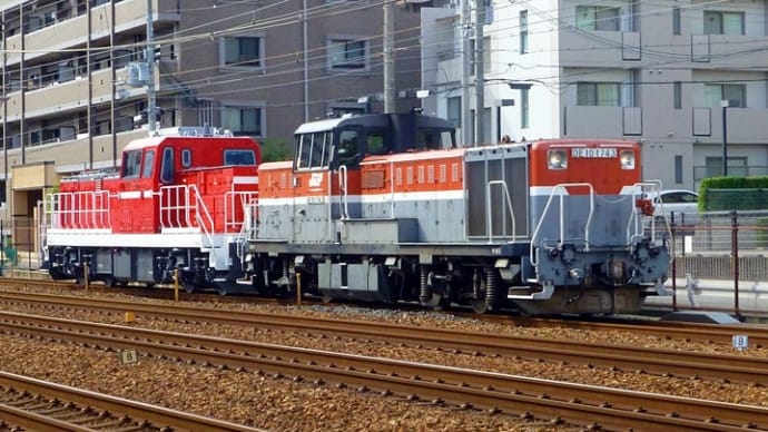 DD200-5甲種輸送撮影(2019.10.23 摂津本山付近)