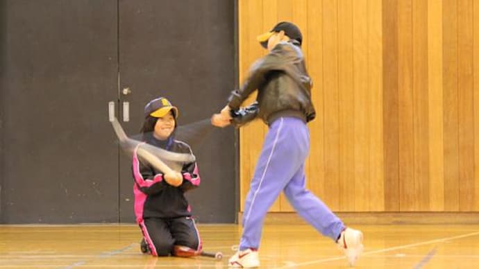 素振り 新兵器投入