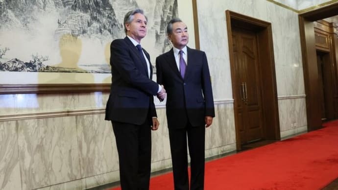 ブリンケン米国務長官、王毅氏と会談 習主席とも会談見通し