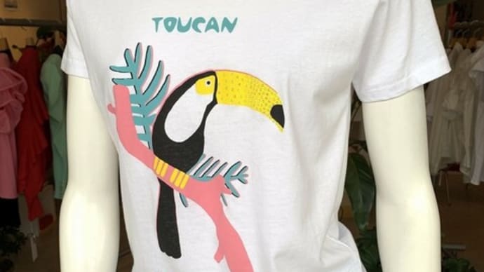 オオハシプリントＴシャツ