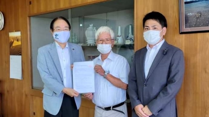 深浦伊万里市長へ、コロナ対策の申し入れ。