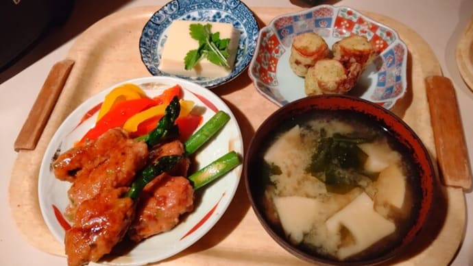 アスパラつくね