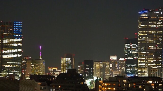 渋谷からもスカイツリーが見えました