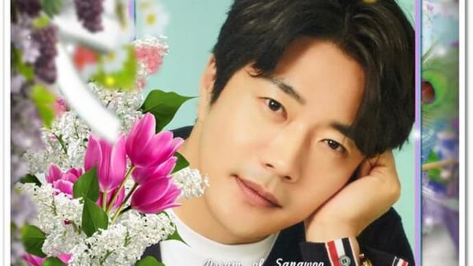 クォン・サンウ主演映画『크리스마스 선물(クリスマス プレゼント)』撮影中の花束、花かご💐