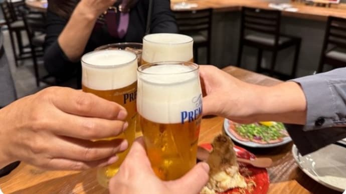 個展の日の夜