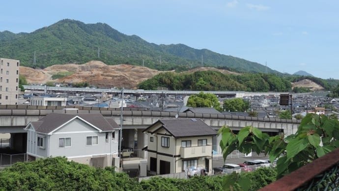 平良丘陵開発地遠望