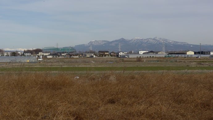 赤城山(武尊山、上越国境、男体山方面)