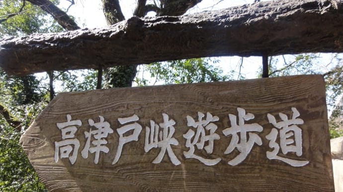 2時間で高津戸峡へ。