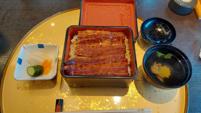 今日のランチ うな重