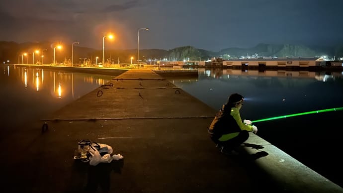 夜釣り^_^