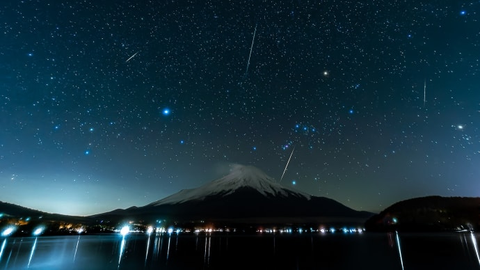 しぶんぎざ流星群と冬の大三角