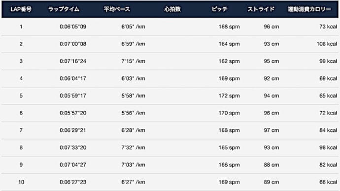 久々のRUN。