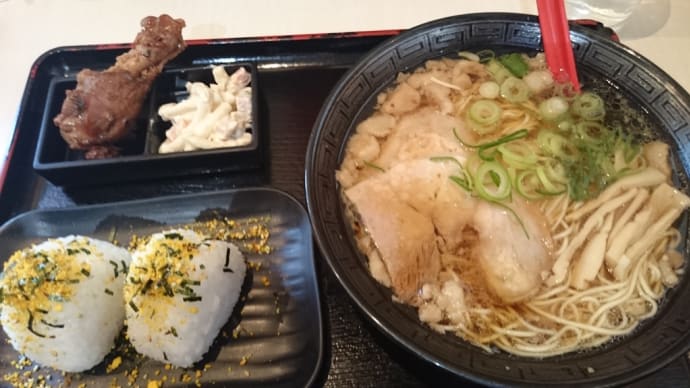 尾道ラーメンの人気店でボリュームランチ