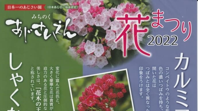一関市「みちのくあじさい園」の”しゃくなげ祭り”始まる！　2022年5月3日（火）