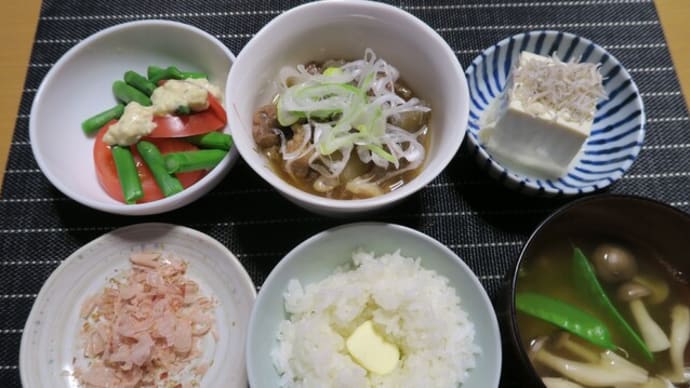 猫まんまバターライス、炊屋食堂の田舎定食・・・田舎の味。