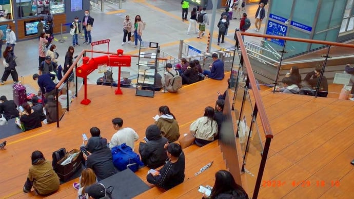 ソウル駅の何でもない風景