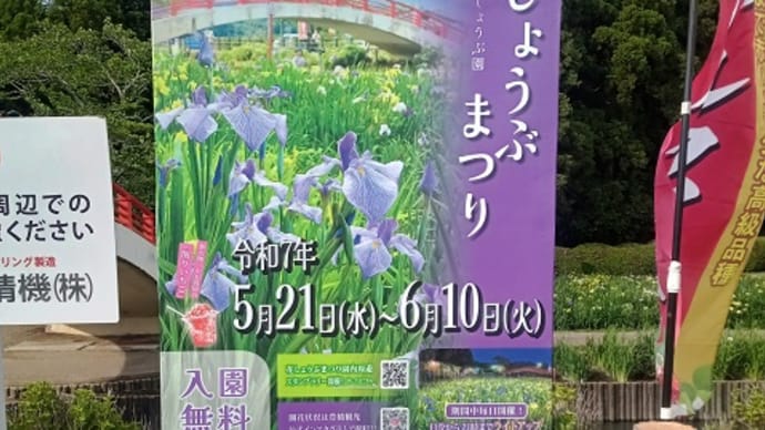 花しょうぶまつり(豊橋市賀茂しょうぶ園)に行ってきました