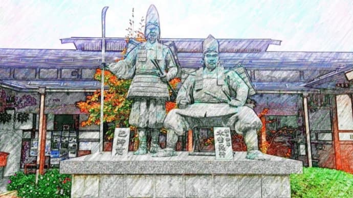 JR東海 木曽義仲像 中央線宮ノ越
