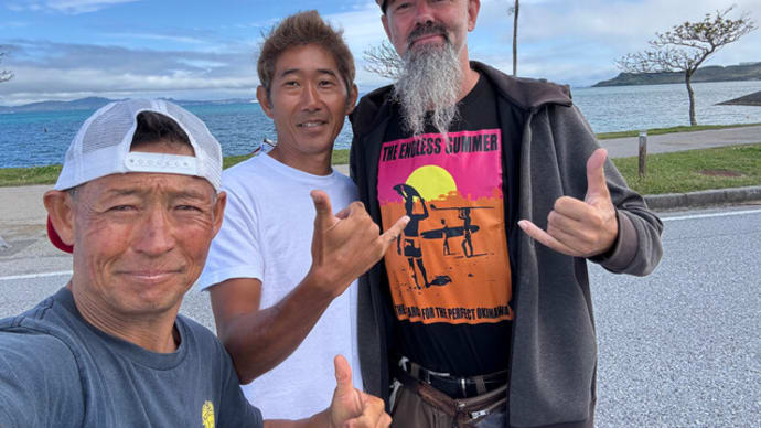 沖縄海中道路キャンピングカー生活&ウイングフォイル強化&スクール197日目 予報に反して良い風 ドイツ人の友人とお別れ 誕生日 生きてるだけ丸儲け