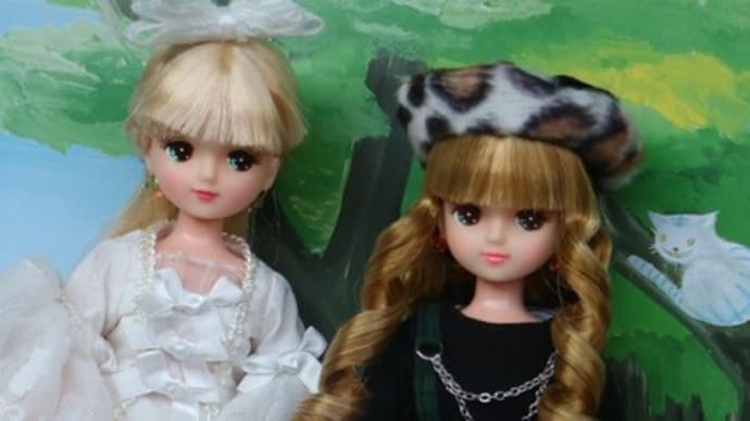 重ね着スカート風ワンピース&2022年度版クリスマスドレスxお楽しみドールきらちゃん(2)