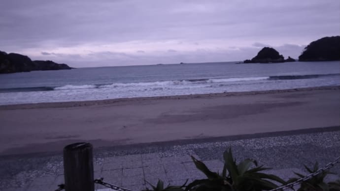 11月12日おはようございます。今日の海です。