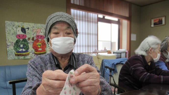 お手玉作り♪