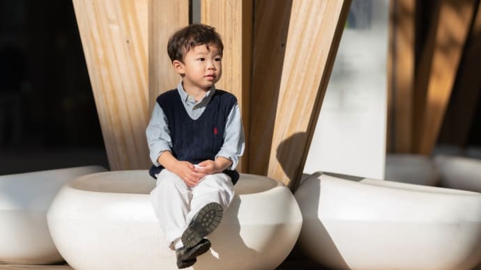 2歳3カ月のポージング プロフィール写真撮影