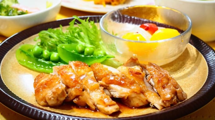 ♪鶏の照り焼き&かぼちゃの煮もの チーズ焼き♪