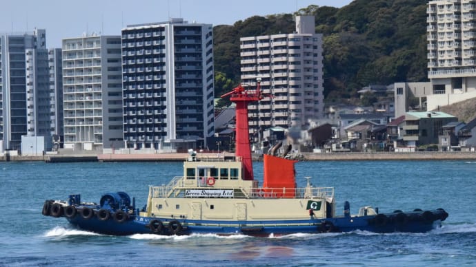 関門海峡 タグボート「あおい」港湾