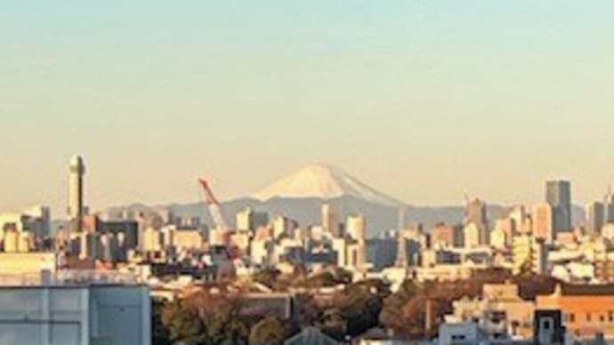 今朝の”富士山”