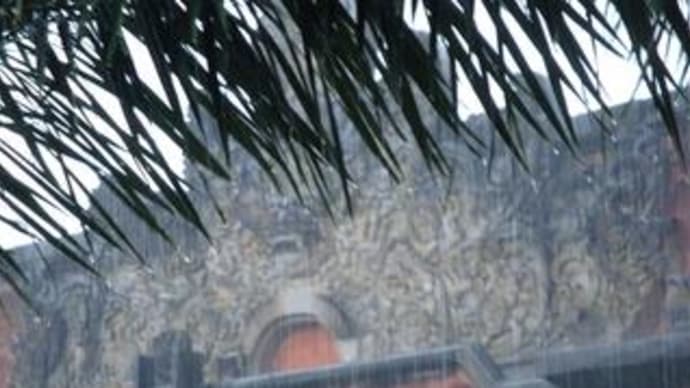 雨のバリ